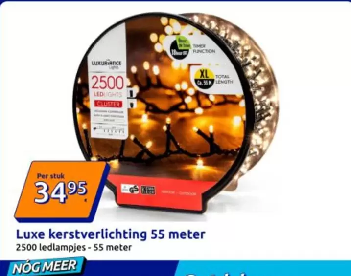 Total - Luxe kerstverlichting 55 meter 2500 ledlampjes