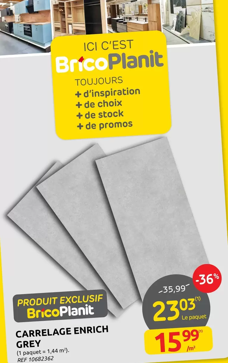 De - CARRELAGE ENRICH GREY