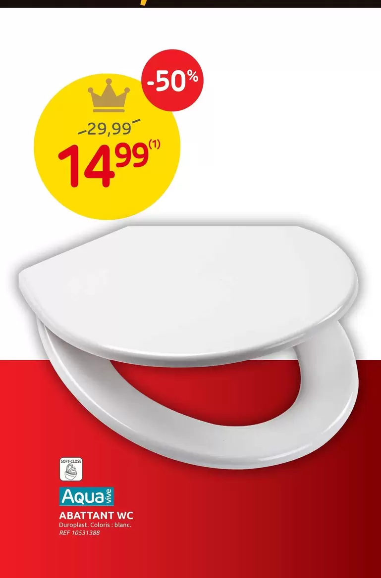 ABATTANT WC