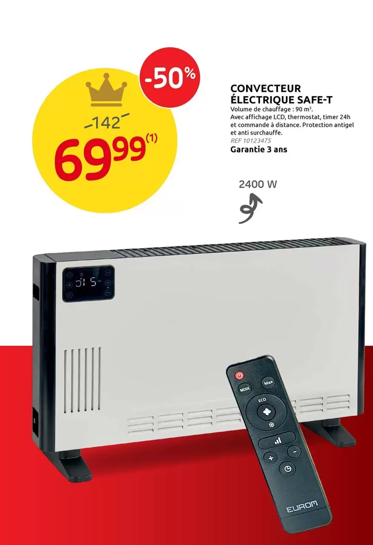 De - CONVECTEUR ÉLECTRIQUE