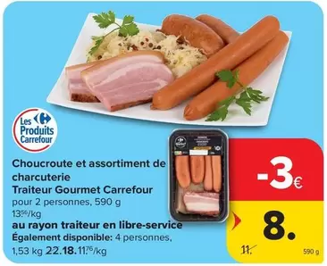De - Choucroute et assortiment de charcuterie Traiteur Gourmet
