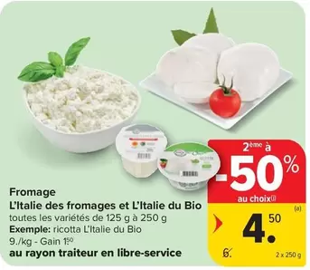 De - L'Italie des fromages et l'Italie du Bio