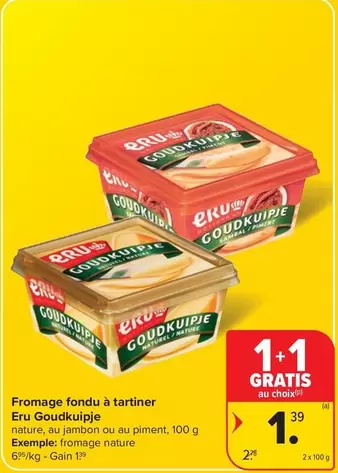 Fromage fondu à tartiner
