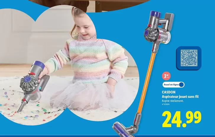 Aspirateur Jouet sans fil