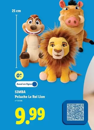 Lion - Peluche Le Roi