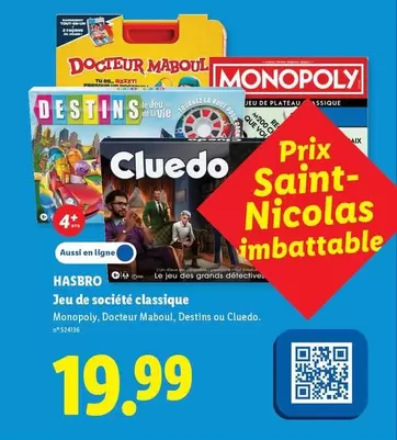 De - Jeu de société classique