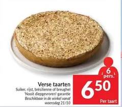 De - Verse taarten