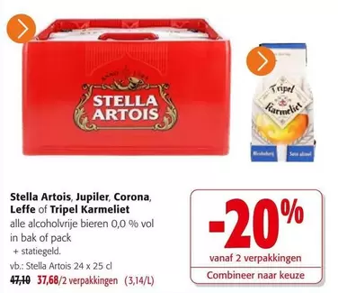 Jupiler - , Corona, Leffe of Tripel Karmeliet