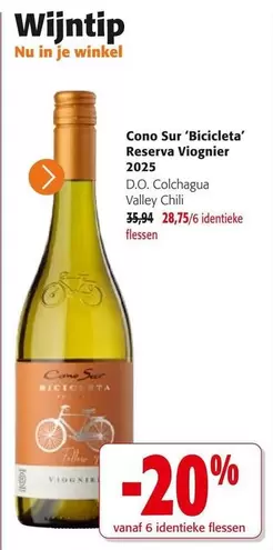 Nu - Cono Sur 'Bicicleta' Reserva Viognier 2025
