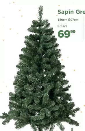 Sapin Green 150cm Ø97cm 075327