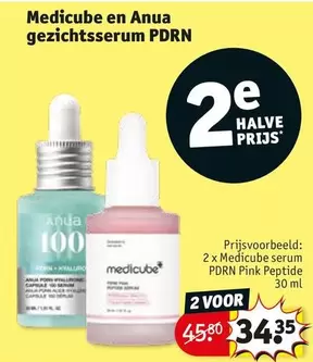 Pink - Medicube en Anua gezichtsserum PDRN