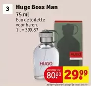 De - Hugo Boss Man Eau de toilette voor heren