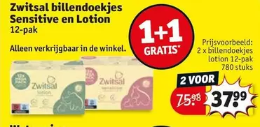 De - billendoekjes Sensitive en Lotion