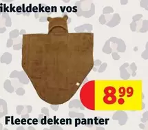 Fleece deken panter