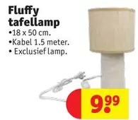 Fluffy tafellamp