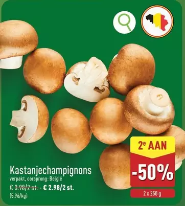 Kastanjechampignons