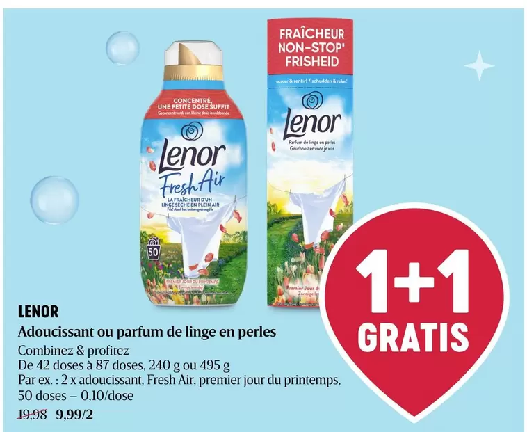 De - Adoucissant ou parfum de linge en perles