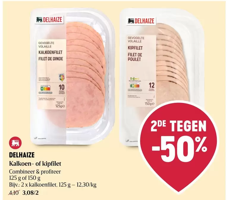 De - Kalkoen- of kipfilet