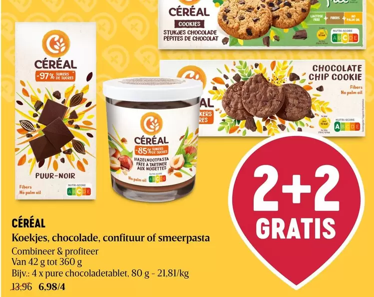 De - Koekjes, chocolade, confituur of smeer pasta