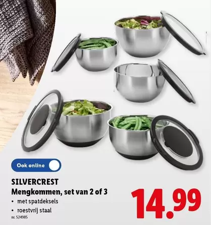 Mengkommen, set van 2 of 3