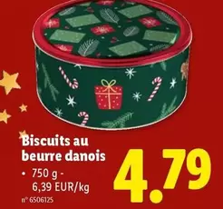 Biscuits au beurre danois