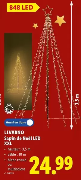 De - Sapin de Noël LED XXL