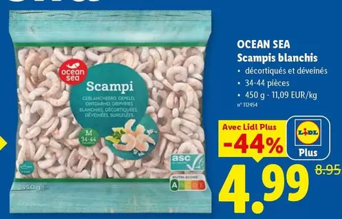 De - Scampis blanchis