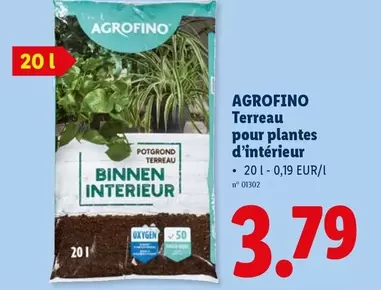 Terreau pour plantes d'intérieur