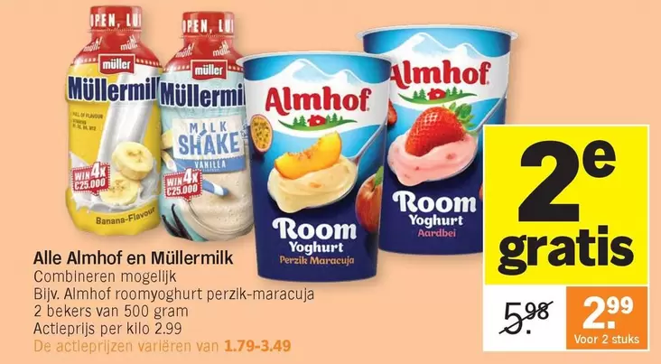 De - Almhof en MüllerMilk Room Yoghurt