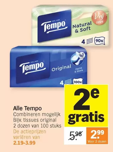 De - Tempo Tissues