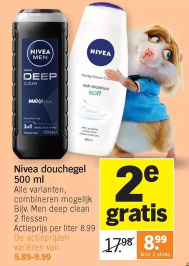 De - Nivea douchegel