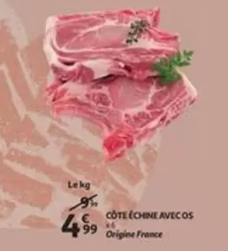 CÔTE ÉCHINE AVEC OS