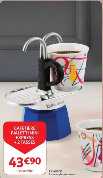 Express - CAFETIERE MINI EXPRESS + 2 TASSES