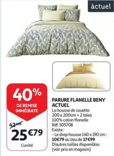 De - PARURE FLANELLE BENY