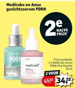 Pink - Medicube en Anua gezichtsserum PDRN