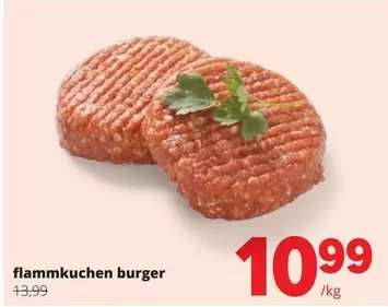 Flammkuchen Burger