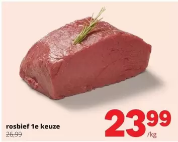 rosbief 1e keuze