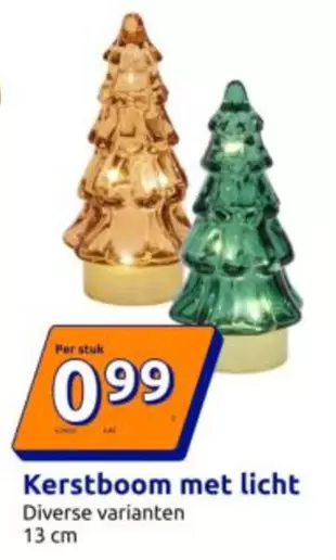 Kerstboom met licht