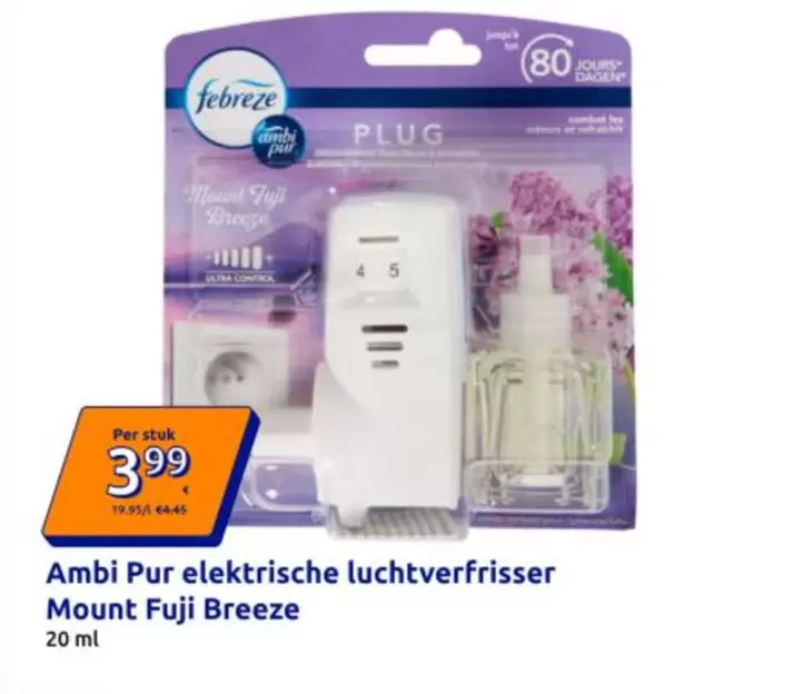 elektrische luchtverfrisser Mount Fuji Breeze