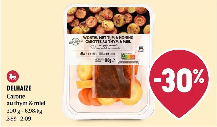De - Carotte au thym & miel