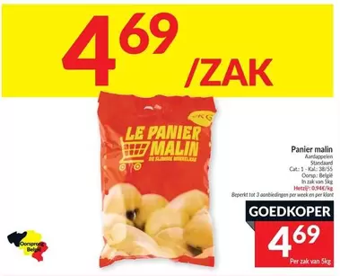De - Panier malin aardappelen