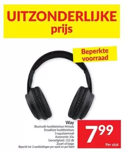 Way Bluetooth hoofdtelefoon