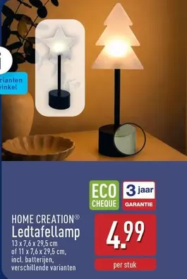 Ledtafellamp