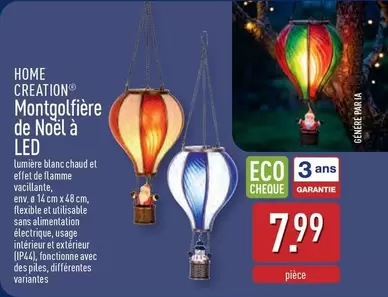 De - Montgolfière à LED