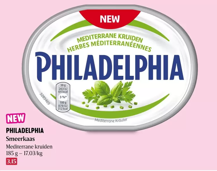 Smeerkaas Mediterrane kruiden