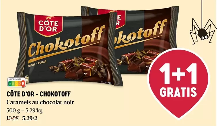 Chokotoff Caramels au chocolat noir