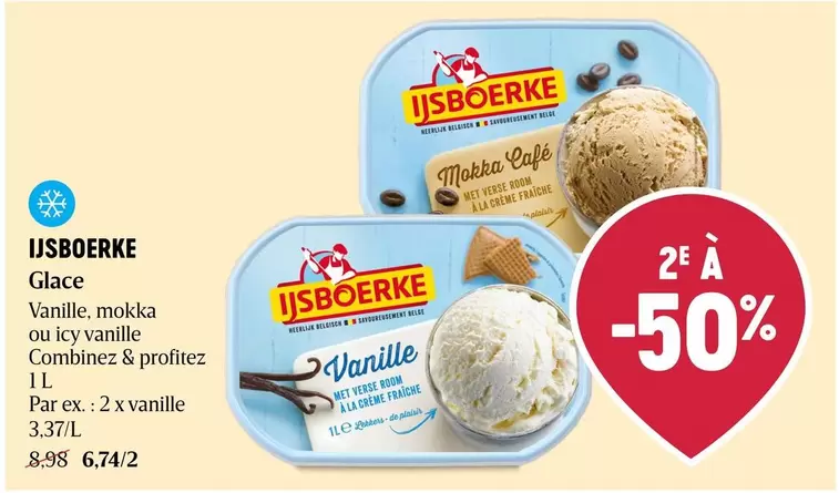 De - Glace Vanille, mokka ou Icy vanille