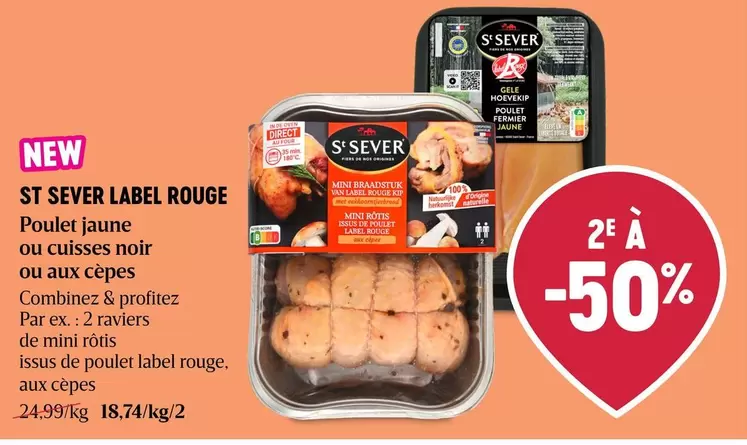 De - POULET JAUNE OU CUISSES NOIR OU AUX CEPES