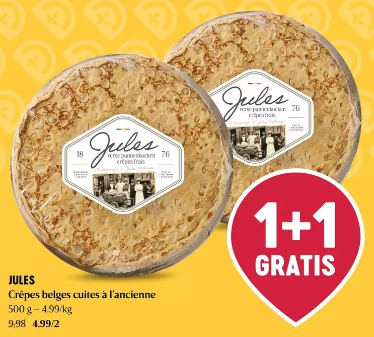Jules - Crêpes belges cuites à l'ancienne