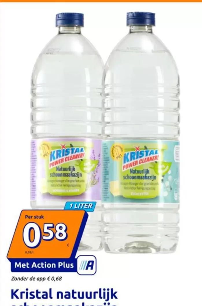 De - Kristal natuurlijk schoonmaakazijn
